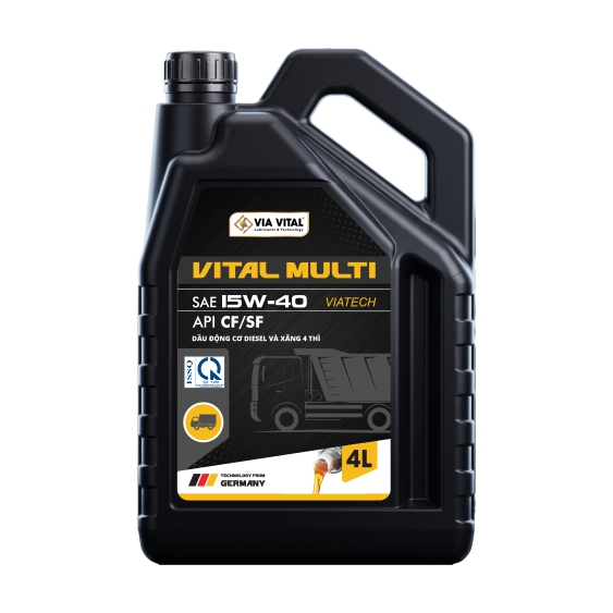 Dầu động cơ 4 thì VITAL MULTI SAE 15W-40 API CF/SF